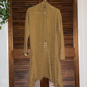 Chic Tan Knit Cardigan